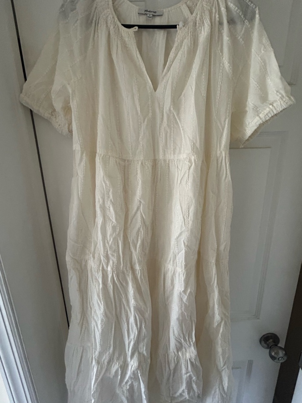 Madewell Ivory Maxi Dress